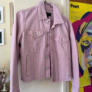 Lucky Brand Pink Denim Jacket
